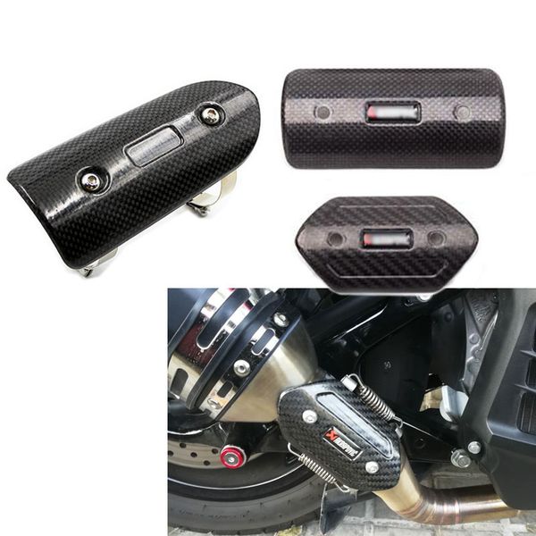 

motorcycle exhaust carbon fiber stainless steel protector heat shield cover for yoshimura sc muffler