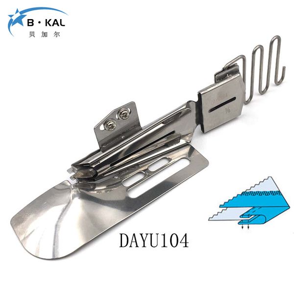 

dayu104 k712na(b) right angle binder used for 2 or 3 needle cover stitch machine binding of knitwear collar and sleeve, Black