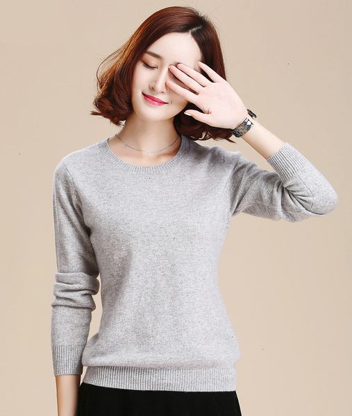 

women sweaters designer sweater cashmere sweater and pullovers women fashion o neck solid color long sleeve knitted sweater ing, White;black