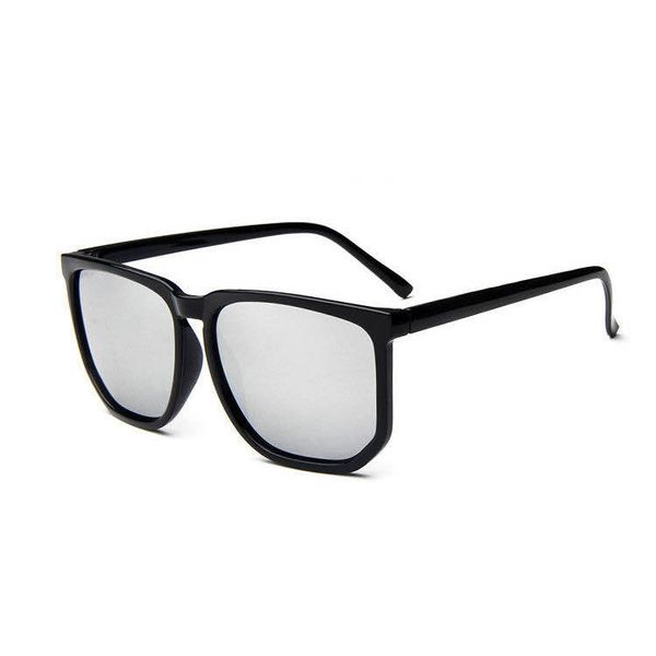 

модные очки большой площади кадр sunglass мужчин и женщины тонкой рамки круглого лицо большого лицо 100 идет с тенденцией солнцезащитных очк, White;black