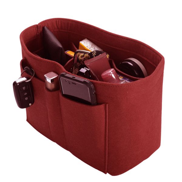 

cosmetic bag felt cloth bag organizer insert cosmetic organizer bags multifunctional makeup organizer bag for women