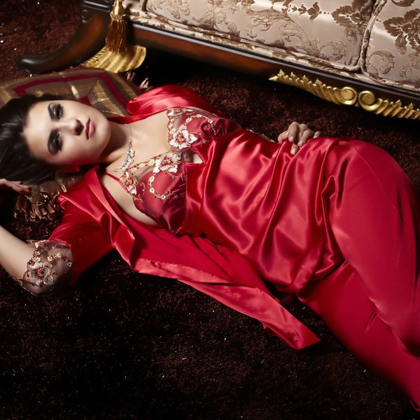 

пижамы сексуальные кружева женщины пижамы шелковые пижамы для женщин пижамы элегантный весна пижамы женские высокое качество атласная пижама, Blue;gray