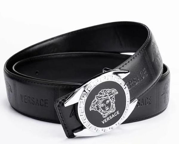 

leather belt for female allergy belt for male and female leather belt korean version layer cowhide pure leather buckle leisure, Black;brown