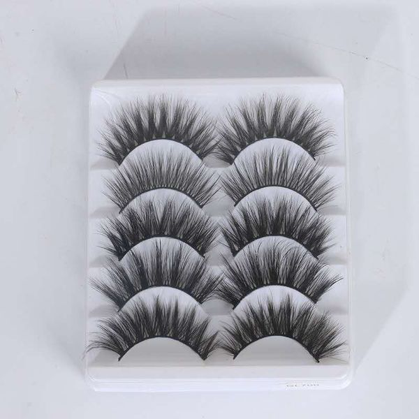 

wholesale 5 pairs handmade eyelashes natural false eyelashes lashes soft fake eyelashes synthetic eye lashes extension makeup