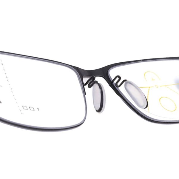 

progressive multi focus reading glasses for men women alloy anti-blue presbyopic glasses 449f, Silver