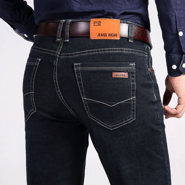 

men's jeans student pencil pants casual pants boy trousers, Blue