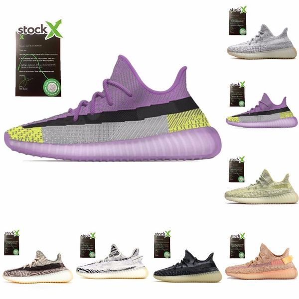 

kanye west static running shoes new israfil cinder desert sage earth tail light zebra womens mens trainers sneakers size 13 luxky j#006445
