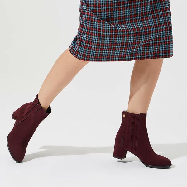 

flo poppy31z burgundy women 's boots butigo, Black