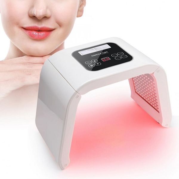 Новое прибытие Фотон PDT Led Light Facial Mask beauty Machine 7Colors лечение акне отбеливание лица Омоложение кожи светотерапия