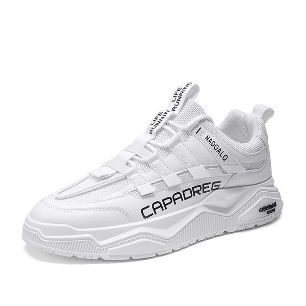 

2020 new korean tide shoes men's sports casual breathable mesh shoes fashion trend wild shoes, Black