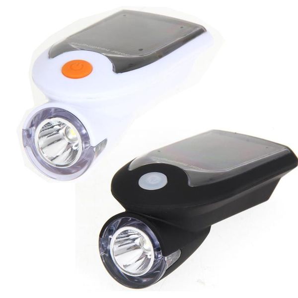 

bike bicycle led solar & usb 2.0 rechargeable front head light headlight