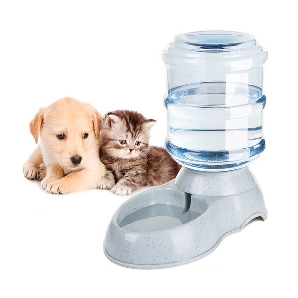 

3.5l large automatic pet for feeder drinking fountain for cats dogs environmental plastic dog bowl pets water dispenser