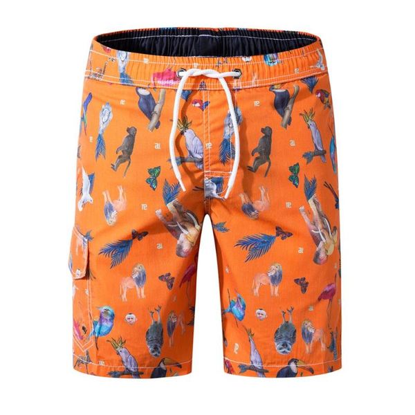

summer beach shorts men fashion print breathable beachwear shorts causal elastic waist sportwear male plus size s-xxxl