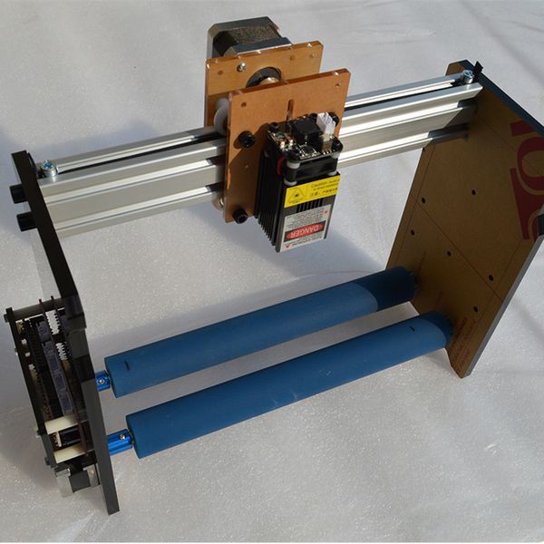 

new diy 2000/3000/5500/7500/10000mw cylinder column mini laser engraving machine cnc wood router engraver cutter cutting machine