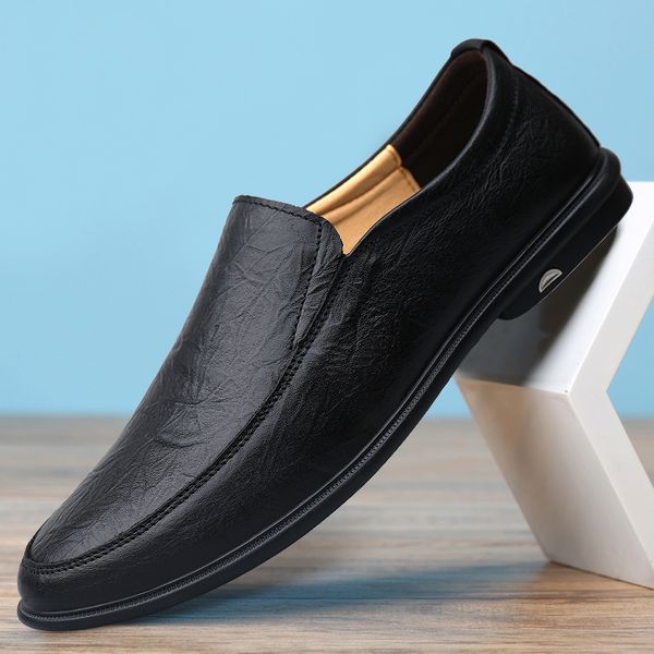 

mens casual loafers warm snow shoes breathable light fabric fashion autumn winter flats with fur male shoes comfortable, Black