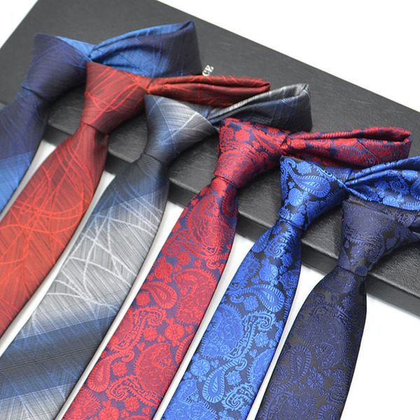 

tie men's suit business korean 6 cm 1200 pin narrow tie, Blue;purple