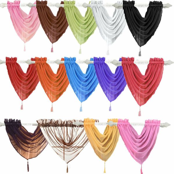 

voile curtain swags all colours pelmet valance net curtains voile 15 types