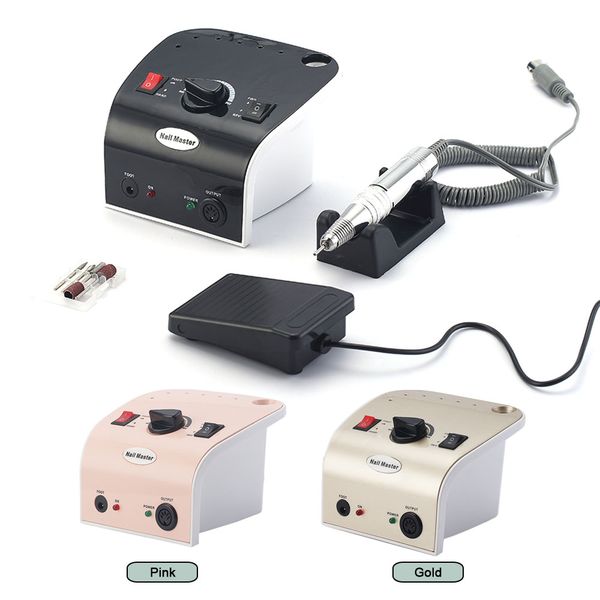 

35w 35000 rpm electric manicure machine nail tools file kit electric nail supplies, Silver