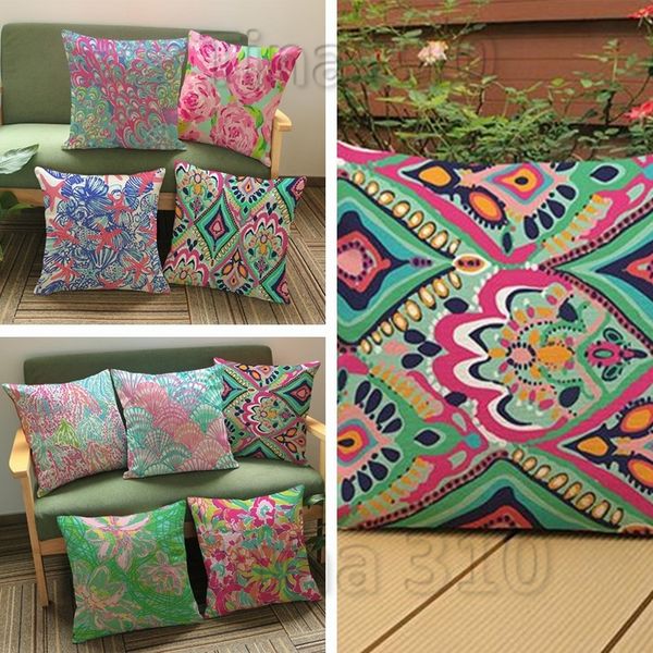 

9 styles 45*45cm starfish pillow covers cushion cover geometric pillowcase cushion cover home office sofa car decoration 4733