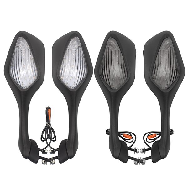 

motorcycle led turn signals rearview side rear view mirror accessories for cbr1000rr 2008-2013 vfr 1200 2010-2012