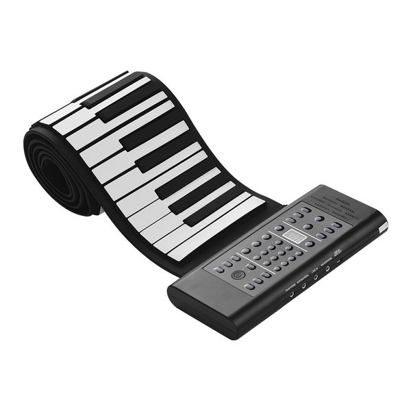 

вокое каево 88 клави поѬаивнй roll up piano лекѬонне клавиађѬ кѬемний в