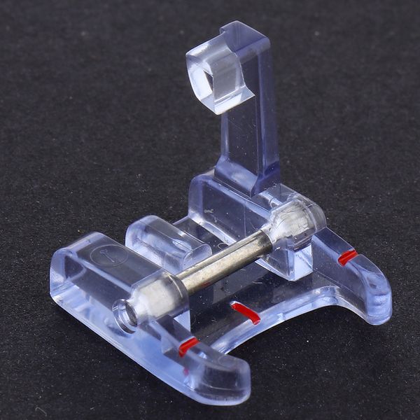 

820976096 snap on open toe sensormatic embroidery motion presser foot for pfaff sewing machine, Black