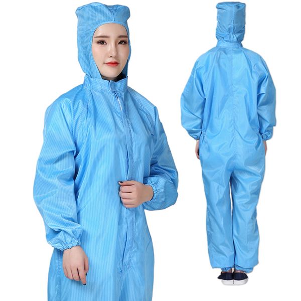 

анти-статические белый комбинезон химзащиты защиты костюм защитный одноразовые платье изоляции анти-вирус швейная фабрика одежда безопасност
