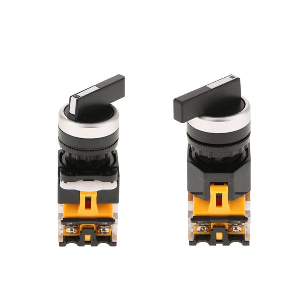 

набор 2 rotary selector переключатель выбора | 2 позиция 24 1no 1nc | 3-позиционный 2 нет 12v