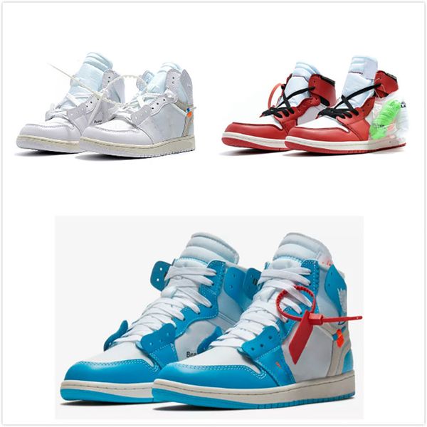 

Brand 1 Basketball Shoes 1s X White Powder Blue White Red Mens Sports Sneakers Outdoors Trainers For Basketball With Box