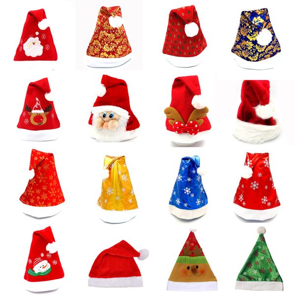 

santa claus christmas hat snowman bear elk snow star merry christmas multi colors hat kids xmas accessories supply