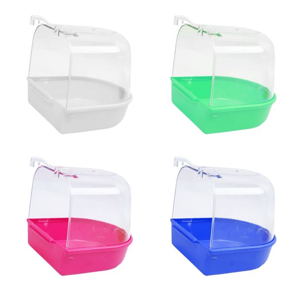 

4pcs bird bath for finch canary, budgie, macaws cockatiels parakeets-cage