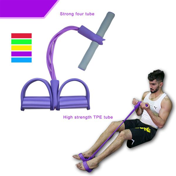 

pedal exerciser rubber band elastic fitness yoga loop natural latex tension resistance pull rope exercise tranining stretch band
