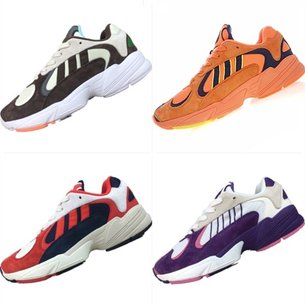 

2019 yung 700 leather and mesh breathable casual sneakers originals dragon ball yung 700 eva cushioning casual shoes, White;red