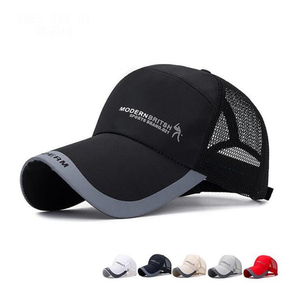 

couple mesh breathable adjustable baseball hat quick-drying farbic comfortable sunscreen sun hat snapback dropshipping 2020, Blue;gray