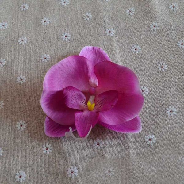 

30pcs butterfly orchid 10cm artificial flower head diy handmade crafts material home garden decorative bouquet gift box decor