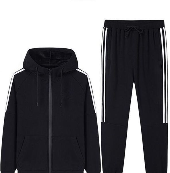 

plus size -5xl warm thick mens designer tracksuits fashion striped mens designer hoodies causal sport suits men, Gray