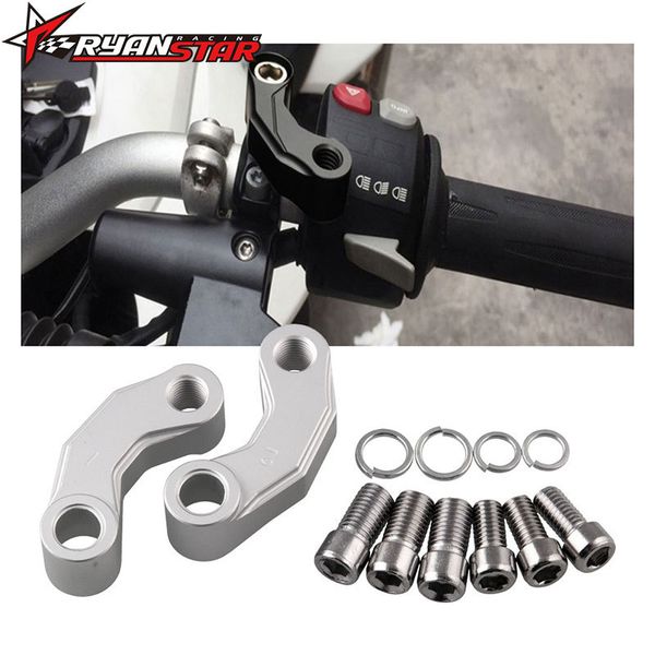 

motorcycle side mirror riser extension brackets adapter motocross rear mirror extension mount brackets for r1200gs lc r1200