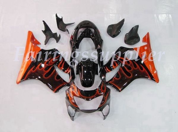 

новая (литье под давлением) abs обтекателя комплекты fit для honda cbr600 f4 1999 2000 cbr600 f4 99 00 обтекатели установлен желтый огонь