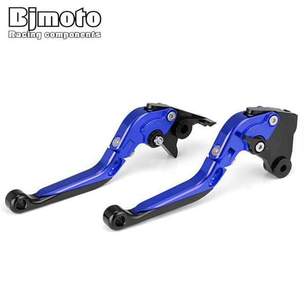 

bjmoto motorcycle folding extendable brake clutch levers for fz6 fazer 04-10 fz8 10-16 fz1 fazer 06-15 fz6r xj6 diversion