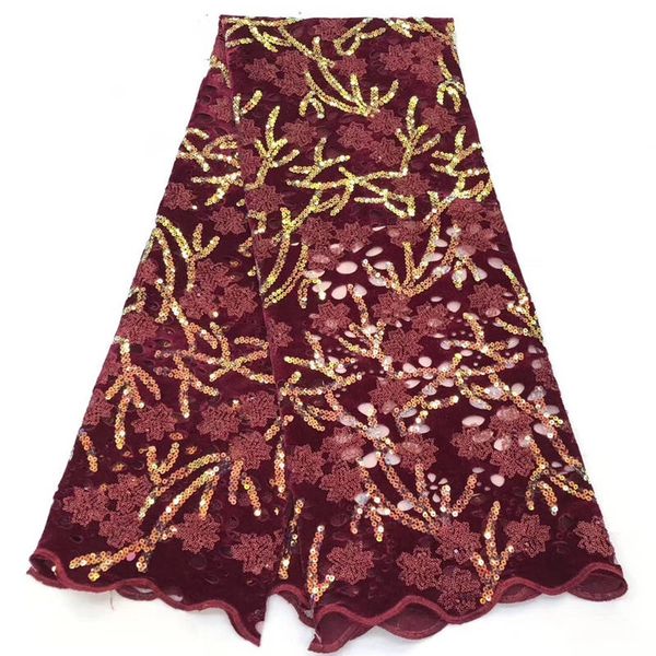 

african net sequins laces 5yard latest nigerian laces 2018 silver sequin fabric for sewing dress tulle lace fabric h93-1, Black;white