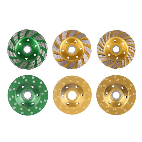 

1pc 4" inch 100mm diamond grinding wheel disc bowl shape grinding cup concrete granite stone ceramics tools 3 type