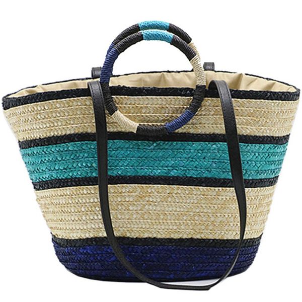 

fringed straw women's bag summer rattan shoulder bag hand-woven beach new ladies and women messenger travel bohemia