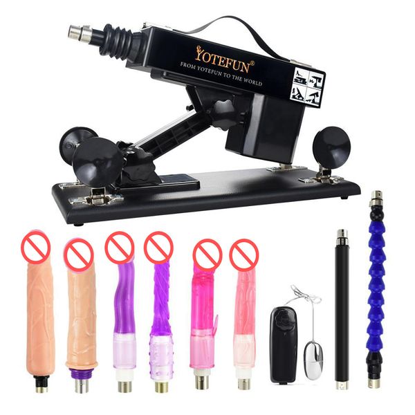 

automatic upgrade version thrusting yotefun gun for black with attachments strong tool pumping women and man machine