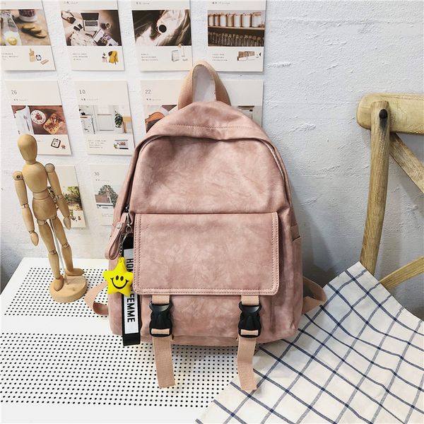 

hifar new design female backpacks fashion square girls backpack pu leather solid women backpack lady fashion school bags 2019