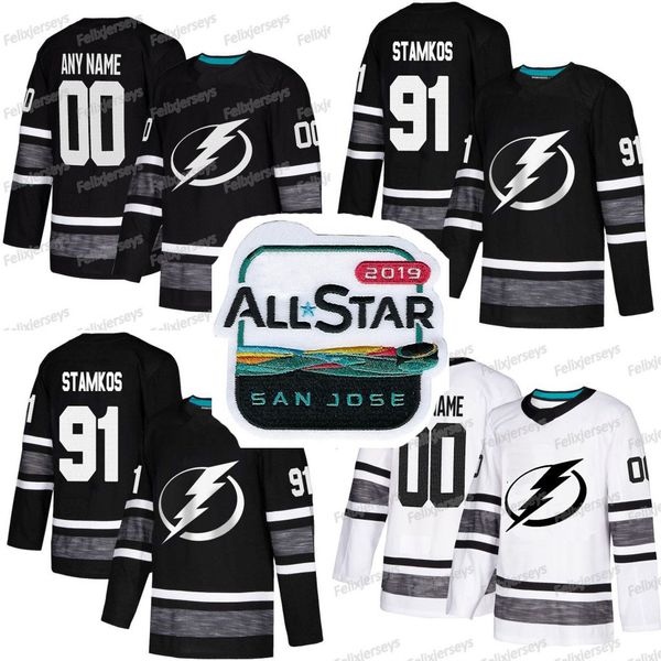 

2019 All Star Tampa Bay Lightning Nikita Kucherov Brayden Point Cedric Paquette Andrei Vasilevskiy Steven Stamkos Victor Hedman Hocke Jersey