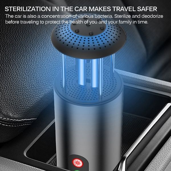 

car uvc lamp mini disinfection lamp negative ion ozone disinfection portable uv germicidal