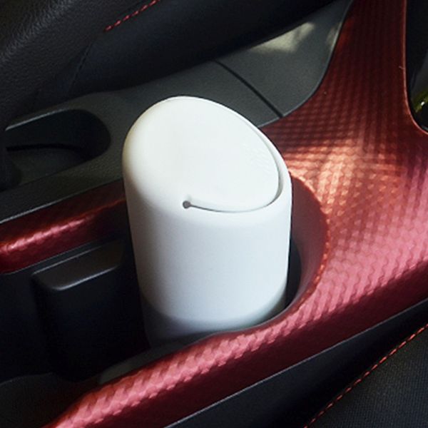 

car garbage storage rubbish container auto rubber mini trash rubbish bin storage can