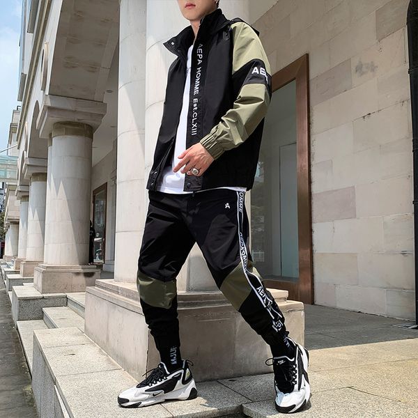 

tracksuit male comprehensive sports set warm thick hooded casual tracksuit female jacket + pants warm suit winter 5xl sweatshirt, White;black
