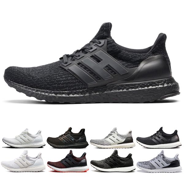 

ultraboost 3.0 4.0 running shoes men women ultra boost 3.0 iii primeknit runs white black sports sneaker 36-45