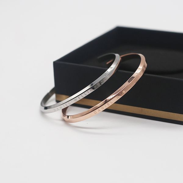 

lady rose gold 316l stainless steel screw bangle bracelet silver gold color men bracelet bangle girl fashion jewelry bracelets, Black